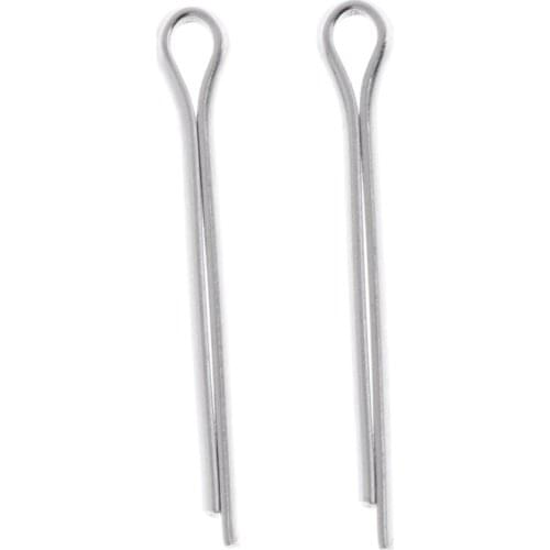 20 Pieces Stainless Steel Brake Disc Pad Pin Retaining Split Pins 4cm Cotter Pin goupilles fendues