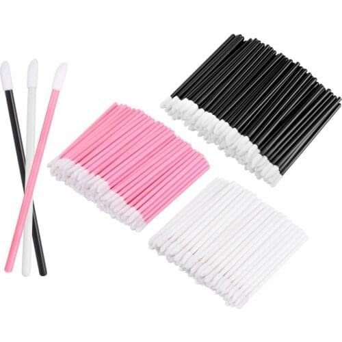 300PCS Disposable Lip Brush Soft Women Accessories Wholesale lip Gloss Wands Applicator Perfect Best Make Up Cosmetic Tools Mix