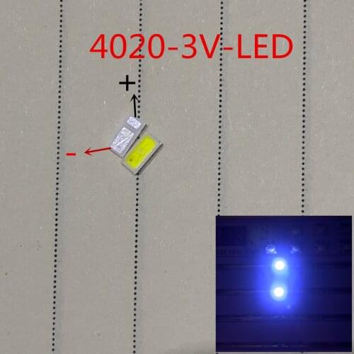 4020 SMD LED Beads Cold white 1W 3V 150mA For TV/LCD Backlight LED Backlight High Power LED 4020 2000pcs
