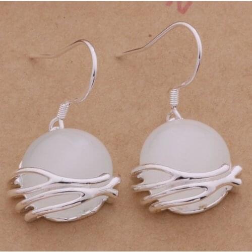 AE124 Hot sterling earrings , fashion jewelry , sunrise /bzbakqia ajnajaua silver color