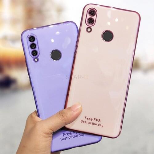 Luxury Plating Mirror Phone Case On For Huawei Honor 10 20 Lite 10i 8x 8a Prime 9x Pro 20s 8s Play Soft Silicone Back Cover