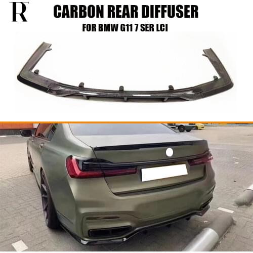 Carbon Fiber Front Bumper Chin Lip for BMW New 7 Series G11 G12 730 740 750 760 Facelift with M Package 2020 UP