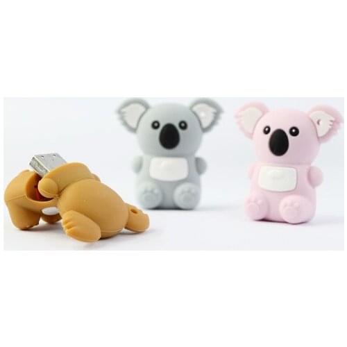 Cartoon baby Koalapen drive personalizado usb 2.0 flash drive disk real capacity gift memory Stick pendrive 4GB 8GB 16GB 32GB