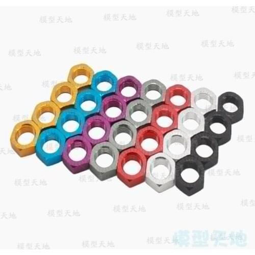 HSP 94762 94886 17MM Aluminum Alloy Metal Nut Tires Nut 4p 1/18 RC Car