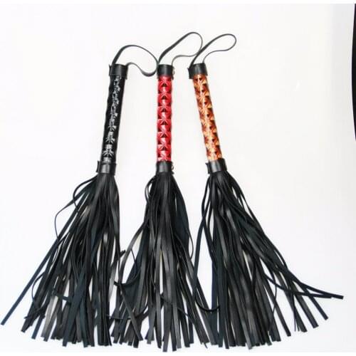 3 Colors Leather Spanking Fetish Whip Flogger Sex Toys For Couples Sexy Policy Adult Games Flirt Erotic Products