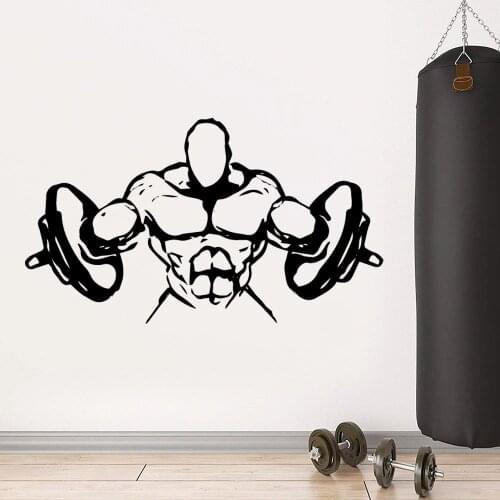 Creative gym Wall Stickers Decorative Sticker Home Decor For Kids Rooms Decoration Decoration Accessories
