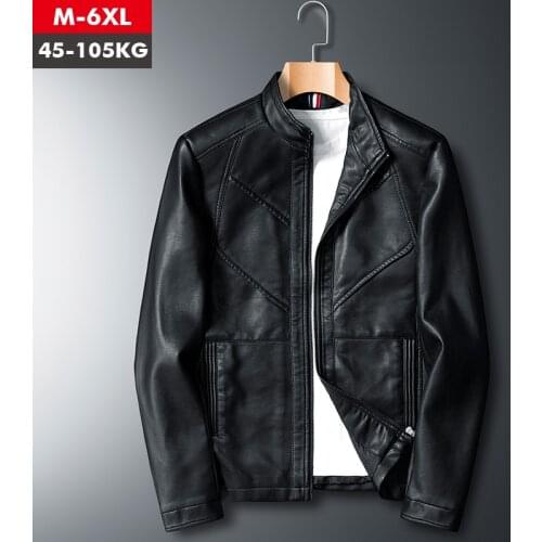 Spring Autumn Men Leather Jackets Classic Slim Fit Male PU Leather Coats Motorcycle Biker Streetwear Smart Casual Coats Male