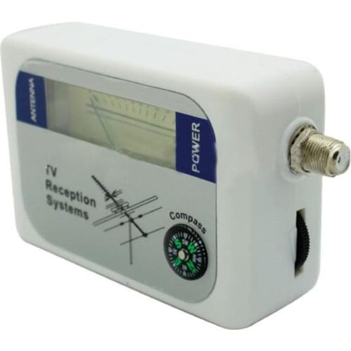 Mini DVB-T Finder Digital Aerial Terrestrial TV Antenna Signal Strength Meter Battery Box Connection Line TV Receiver