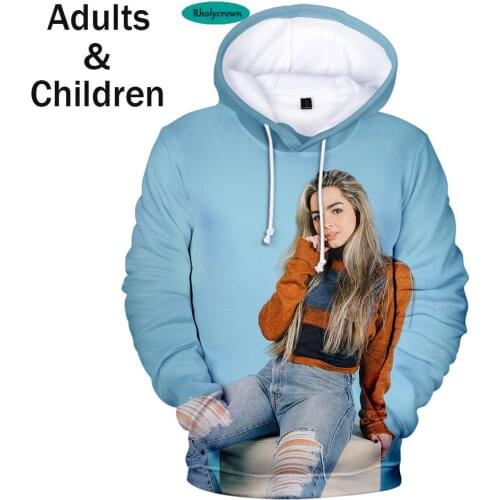 Luxury Addison-Rae 3D Print Hoodies Sweatshirts Women Cute Beautiful Energetic Sweatshirt Casual Spring Autumn Pullovers