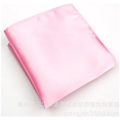 Mens wedding suit pocket square handkerchief candy color small square scarf wholesale multicolor factory direct sales