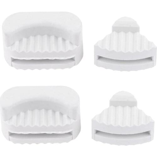 2Pcs Industrial Sewing Machine Rubber Mounts Synchronous Four Corner Pads Sump/Oil Pan Rubber Corner Mounts Cushions