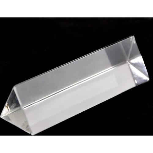 Customize Optical Glass Prism for Children To See The Refraction of Large Photo Light In Seven-color Rainbow Science Experiment