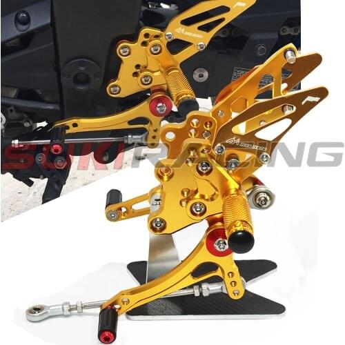 NINJA300R 2013 2014 2015 Motorcycle Adjustable Footrest Foot Pegs For Kawasaki NINJA300R 2013 2014 2015 Motorcycle Accessories