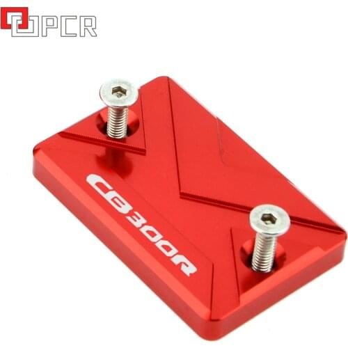 New LOGO CB 300R Red For HONDA CB300R CB 300 R 2018 motorcycle CNC Front Brake Fluid Reservoir Cover cap