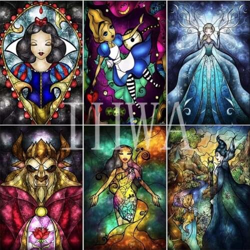 Princess DIY Diamond Painting Disney Alice Handmade For Children Birthday Gifts Decorative Painting Customization New