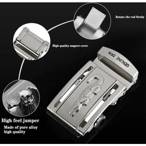 Various Styles Of Mens Belt Heads, Belt Buckles, Casual Belt Heads, Business Accessories Automatic Buckle Width3.6-3.8