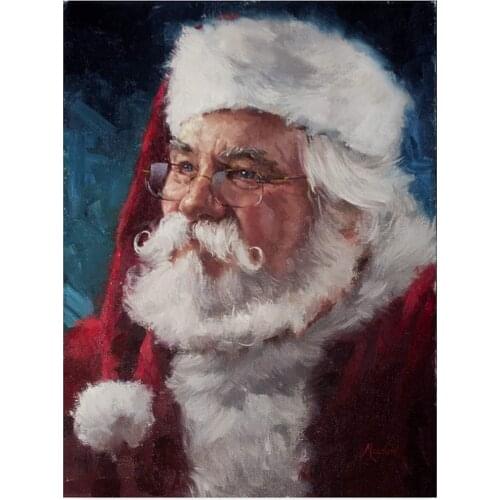Christmas Santa Claus DIY Embroidery Cross Stitch 11CT Kits Needlework Craft Set Printed Canvas Cotton Thread Dropshipping