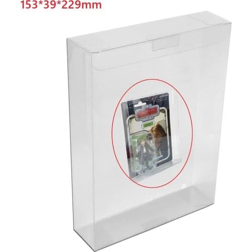 Ruitroliker 40Pcs Protector Case Clear Plastic Protective Box Sleeve Display Box for for Star Wars Black Series 3.75 Inch Figure