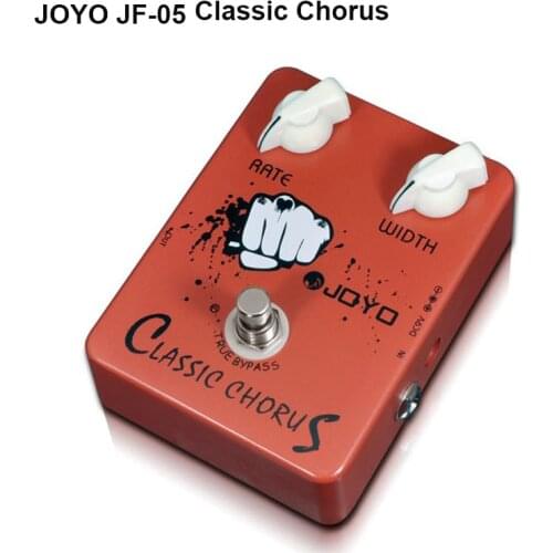 JOYO JF-05 True Bypass Design Classic Chorus Electric Guitar Effect Pedal Full Bodied 12-string Sounds Aluminum Alloy Material