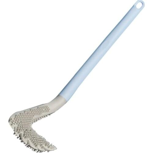 Cleaning Brush Feather Silicone Lavatory Scrub Creative Long Handle for Bathroom Household Cleanings Tools Supplies