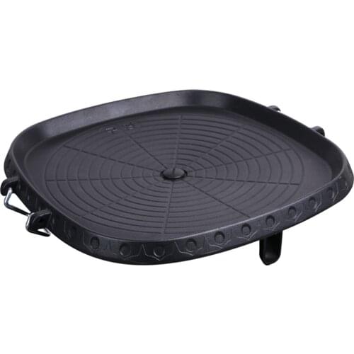 Outdoor Barbecue Grill Non-Stick BBQ Square Pan Grills Easily Cleaned Aluminum Portable Gas Stove Cookware Accessories