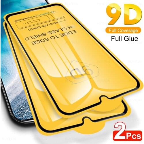 2Pcs 9D Full Glue Tempered Protective Glass Film For VIVO V20 SE Phone Screen Protector Glasses For VI VO V 20 V20SE 20V 6.44"