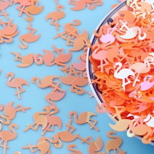 10g Flamingo Shape Glitter Sequins for Crafts DIY Sewing Paillettes Nails Arts Manicure Sequin Wedding Christmas Decor Confetti