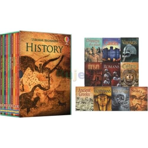 10 Books/Set,Usborne Beginners History Children Humor encyclopedic knowledge Kids English Reading Gift ,kids picture Story Book