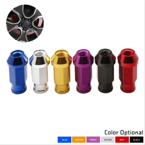 20 Pcs Billet Aluminum Racing Wheel Lug Nuts Protection Covers Caps Car Styling Kit for Honda Ford Toyota Exterior Decoration