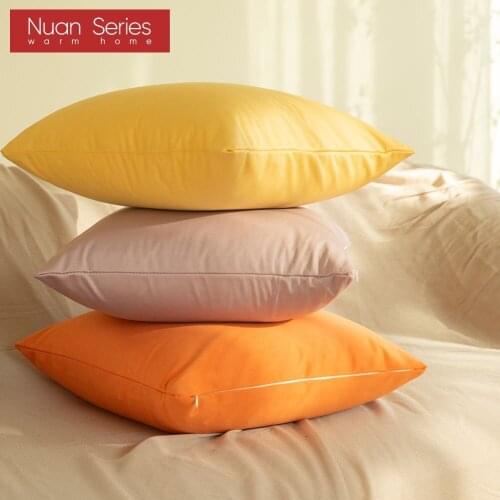 2021 Decoration Cushion Cover 45x45 Home Sofa Pillowcase Nordic Solid Color Cushions Decor Living Room Bedroom Pillow Cases