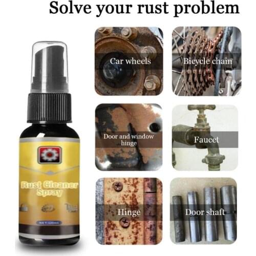 30ML Car Rust Cleaner Spray All-Purpose Derusting Spray Car Maintenance Household Cleaning Tools cleaner car Accessories