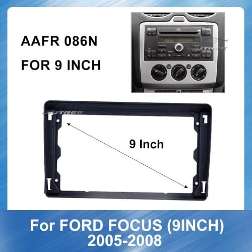 Car Radio Multimedia fascia for FORD FOCUS 2005-2008 Stereo Panel Dashboard Kit Refitting Installation Frame Bezel Accessories