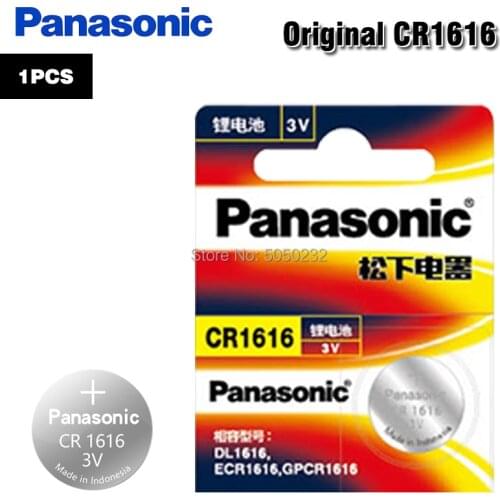 Panasonic CR1616 Button Cell Coin Batteries CR1616 Car Remote Control Electric Alarm 3V Lithium Battery