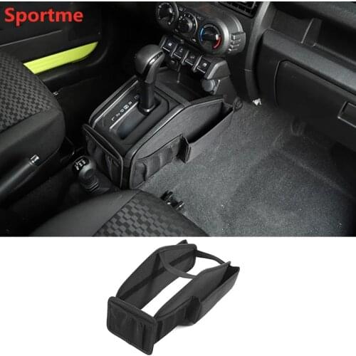 For Suzuki Jimny JB74 JB64 Black Gear Shift Storage Bag Car Interior Accessories Gear Organizer Stowing and Tidying