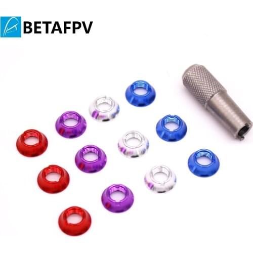 Radio Control Switch Color Nut for Futaba JR FrSky Taranis X9D plus 12pcs nut