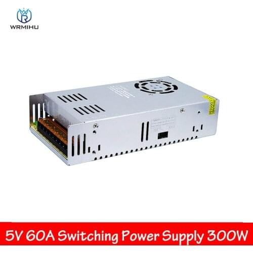 DC5V 60A 300W Lighting Transformer Switching Power Supply Driver LED Display Suitable For Video Surveillance Industrial Control
