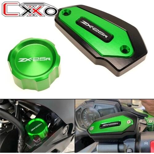 For Kawasaki NINJA ZX 25R ZX25R 2020-2021 Motorcycle High quality Front & Rear brake Fluid Cylinder Master Reservoir Cover Cap