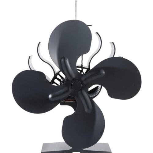 Hot Winter Tools Fireplace Fan Wood Burning Real Hot Power Fireplace Small Fan Energy Saving Thermal Power Fireplace Fan