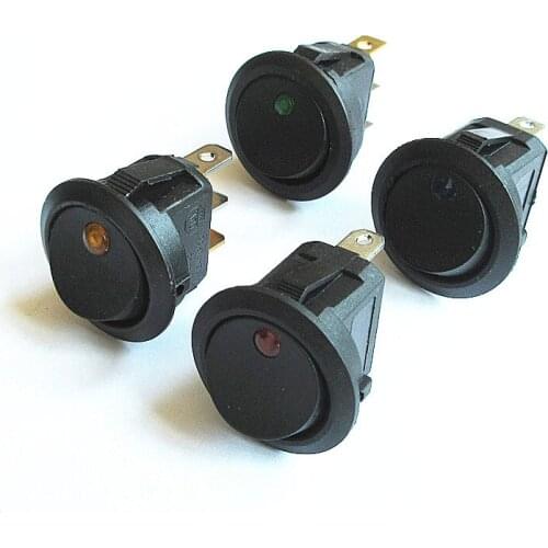 HOT NEW General power switch light eye automotive tools multi-function switch 20mm round hole 2gear 3PIN