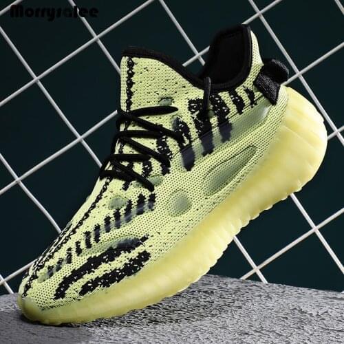 New Luminous Running Shoes Men High Quality Blade Running Sneakers Male Non-slip Soft Cushioning Athletic Training Sport Shoes