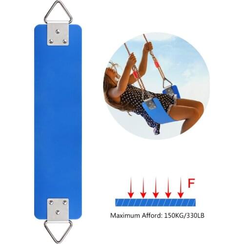 100% Brand New Outdoor Swing Seat EVA Heavy Duty Swing Accessories With Metal Triangle Ring 330kg/660lb Weigh
