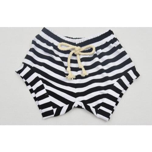 Cute Baby Girl Summer Bottoms Striped Shorts Cotton Bloomers Infant Diaper Toddler Cover PP Summer Clothes