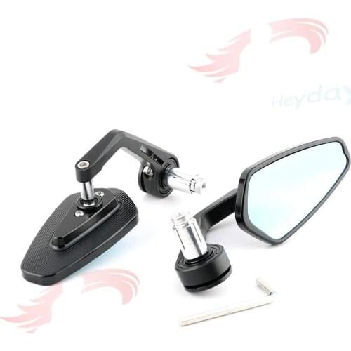 Universal 7/8 Bar End Rear Mirrors Motorcycle Rearview Mirror For DUCATI MONSTER 620/696/796/821/1200 DIAVEL multistrad 1200 848