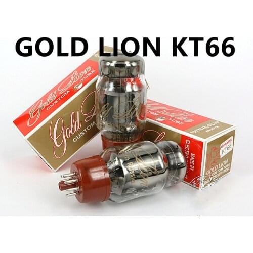 GOLD LION KT66 Vacuum Tube Replace 6L6 5881 6P3P EL34 Factory Test And Match