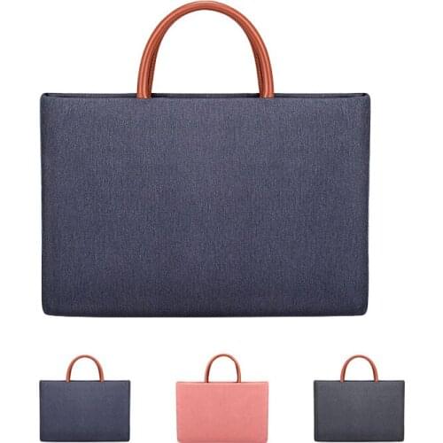 Waterproof and shockproof office briefcase bag Unique Waterproof Nylon Business Office 13 14 15 Inch Laptop Messenger Handbag