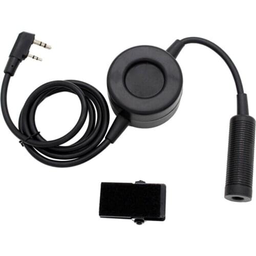 Waterproof TCI PTT Cable Plug for Z-Tactical Comtac II MSA SORDIN Headset for Kenwood BaoFeng UV-5R UV-82 TYT Walkie Talkie