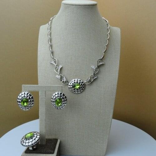 Yuminglai New Design Luxury Dubai Jewlry Set for Women African Jewelries FHK6299