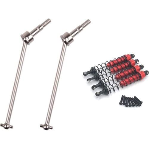 1 Set Metal Oil Filled Front Rear Shock Absorber Damper & 1 Set 12409 -0269 Long CVD Drive Shaft