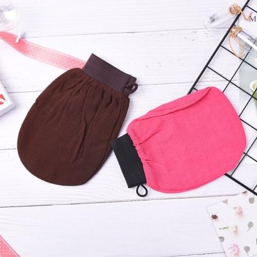1PC random Hoge Kwaliteit Douche Handschoenen Exfoliërende Wassen Huid Spa Massage Badkamer Cleaning Tools Willekeurige Kleur
