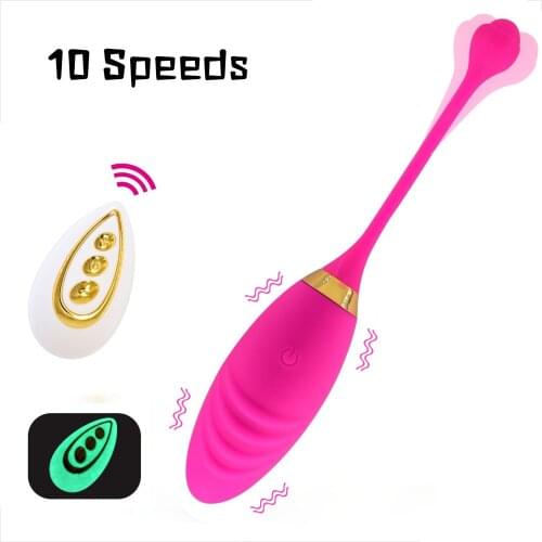 10 Speeds Jump Egg Vibrator Vibrating Egg Silicone Wireless Remote Anal Clitoris Stimulation Sex Toys for Women Adult Products
